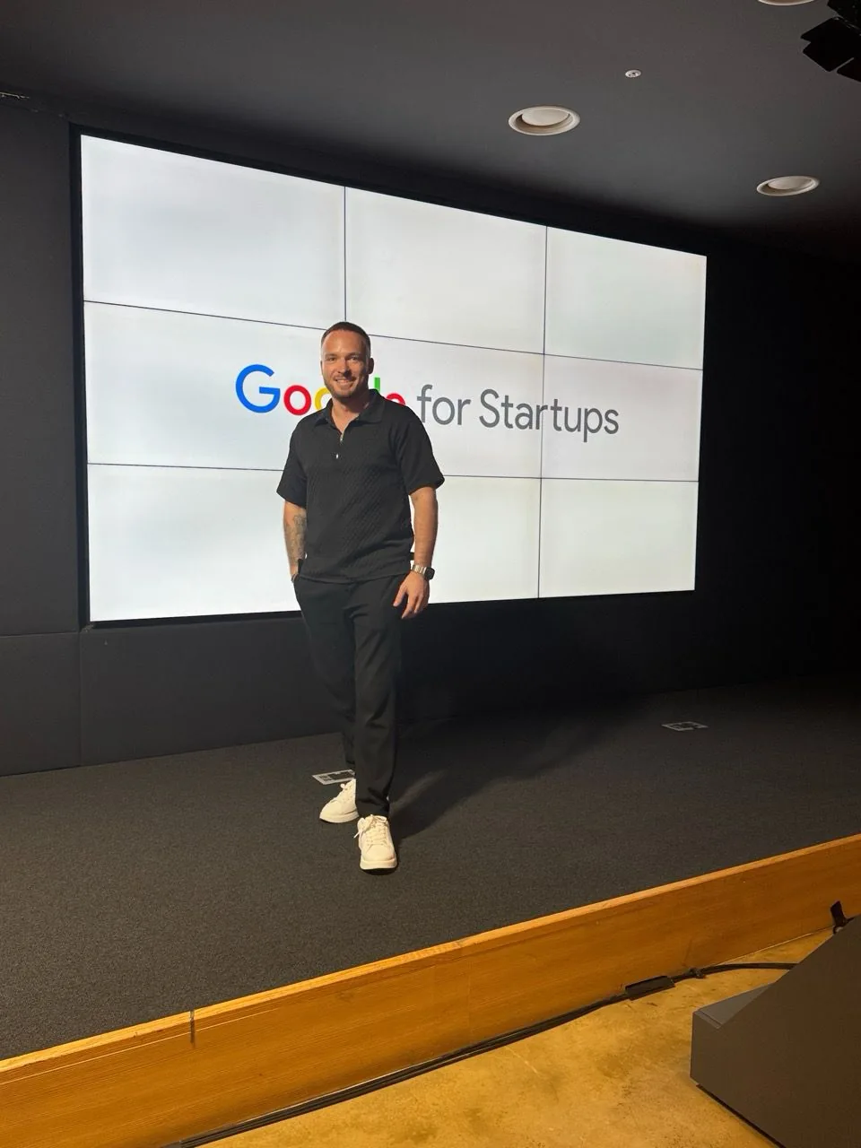 Dustin Althaus bei Google for Startups
